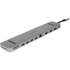 Ausinės Allnet „Plusonic“ USB-C prijungimo adapteris / šakotuvas 9in1 su HDMI / DP / LAN / USB