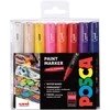Posca - PC1MC - Ypač plonas rašiklis - Pagrindinės spalvos, 16 vnt.