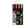 Posca - PC5M - Vidutinio galiuko rašiklis - Neoninės spalvos, 4 vnt