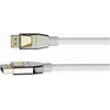 Python Series PYTHON DisplayPort 2.0 kabelis, nailono pynė, baltas, 0,5 m