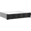 Serveris QNAP TS-1264U-RP NAS Rack (2U) Ethernet LAN Aliuminio, Juodas
