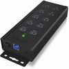 Šakotuvas Icy Box 7x Port USB 3.0 HUB ir 3 įkrovimo prievadai