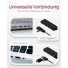 HUB USB Icy Box šakotuvas IB-HUB1424-C3 4 prievadų USB tipo A, atnaujinkite Typ-C/A