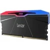 RAM Lexar Media 32GB (2x16GB) DIMM Lexar Ares 2nd Gen RGB 6400MHz C30 (juodas)