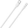 Kabelis USB Realpower USB-C - Lightning 2 m Baltas (385242)