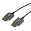 ROLINE 4K HDMI Ultra HD Kabelis mit Ethernet, ST/ST, ultra-slim, koaxial, juodas, 2 m