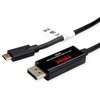 Adapteris USB Roline USB-C - DisplayPort Juodas (11.04.5958)