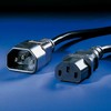 Kabelis zasilający Roline ROLINE Monitorius Power Cable juodas 0.5 m