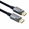 Roline Kabelis DisplayPort, DP v1.4, M/M, juoda/sidabrinė, 2 m
