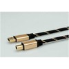 Kabelis USB Roline USB-A - USB-B 4.5 m Juodas Auksinis (JAB-1127658)