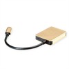 Šakotuvas „Roline Gold“ USB-C stotis / replikatorius (1120-02-12)