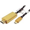 ROLINE GOLD USB Typ C - HDMI Adapterkabel, ST/ST, 1 m
