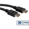 ROLINE HDMI High Speed Kabelis mit Ethernet, LSOH, juodas, 1 m