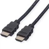 ROLINE HDMI didelės spartos kabelis + Ethernet, M/M 2 m, 2 m, HDMI A tipo (standartinis), HDMI A tipo (standartinis), 3D, garso grąžinimo kanalas (ARC), juodas