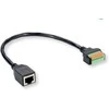 ROLINE Kabeladapter RJ45 Buchse zu Terminalblock, (Drucktasten), 30 cm