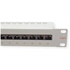 Roline Patch panel Cat.6 (Class E) 19, 24 porty pilka
