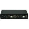 Przełącznik Roline ROLINE Dwugłowicowy przełącznik KVM HDMI 4K@60Hz, 2 komputery, DP/HDMI, audio, su 2-portowym koncentratorem USB 2.0