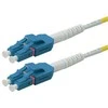 ROLINE LWL-Kabelis duplex 9/125m OS2, LC/LC, UNIBOOT, gelb, 20 m