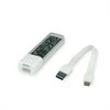 ROLINE Mobiler USB 3.2 Gen 1 Hub, 4fach, Typ A+C Anschlusskabel