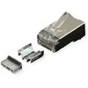 ROLINE Modular Plug geschirmt Cat.6A (Class EA), fr Massiv-/Litzendraht, 10 St.