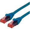 Roline Patchcable -RJ- 45-3 m - UTP - CAT 6 - bezhalogenowy, linka - mėlyna (21.15.2543)