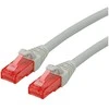 Roline ROLINE - Patch- Kabelis - RJ- 45 (M) iki RJ- 45 (M) - 20 m - UTP - CAT 6 - Be halogenų, formos, suvytas - pilka (21.15.2509)