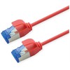 ROLINE Patchkabel Cat.6A (Class EA) S/FTP (PiMF), LSOH, PoE, raudona, 0,3 m
