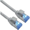 ROLINE Patchkabel Cat.6A (Class EA) S/FTP (PiMF), LSOH, PoE, grau, 0,3 m
