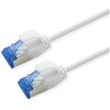 ROLINE Patchkabel Cat.6A (Class EA) S/FTP (PiMF), LSOH, PoE, wei, 5 m
