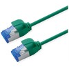 ROLINE Patchkabel Cat.6A (Class EA) S/FTP (PiMF), LSOH, PoE, grn, 0,3 m