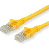 „Roline ROLINE“ – sujungimo kabelis – RJ-45 (M) iki RJ-45 (M) – 10 m – UTP – CAT 6a – Be halogenų, formos, suvyta – geltona (21.15.2727)