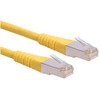 ROLINE Patchkabel Kat.6 Class E S/FTP PiMF gelb 15m