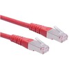 Roline ROLINE S/FTP- (PiMF- )Komutacinis kabelis Kat.6, 20m, red 20m (21.15.1401)