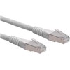 ROLINE S/FTP (PiMF) jungiamasis laidas, Cat.6, pilkas 0,3 m, 0,3 m, Cat6, S/FTP (S-STP), RJ-45, RJ-45, pilkas