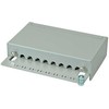 ROLINE Patchpanel 8 Ports Kat.5e Class D geschirmt grau