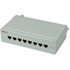 ROLINE Patchpanel 8 Ports Kat.5e Class D geschirmt grau