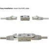 ROLINE RJ-45 Kupplung geschirmt, Cat.6A (Class EA), Metallgehuse