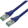 ROLINE RM Patchkabel Cat.6A S/FTP (PiMF), blau, 1 m