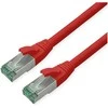 ROLINE RM Patchkabel Cat.6A S/FTP (PiMF), raudona, 5 m