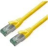 ROLINE RM Patchkabel Cat.6A S/FTP (PiMF), gelb, 1 m