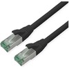 ROLINE RM Patchkabel Cat.6A S/FTP (PiMF), juodas, 0,3 m