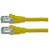 ROLINE RM Patchkabel Cat.6A S/FTP (PiMF), gelb, 0,5 m