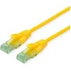 ROLINE RM Patchkabel Cat.6A UTP, gelb, 0,5 m