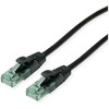 ROLINE RM Patchkabel Cat.6A UTP, juodas, 5 m