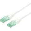 ROLINE RM Patchkabel Cat.6A UTP, wei, 0,3 m