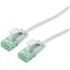 ROLINE RM UTP DataCenter Patchkabel Cat.6A (Class EA), slim, grau, 0,5 m