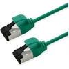 ROLINE S/FTP Patchkabel Kat.8.1, Slim, PoE, gruen, 5m