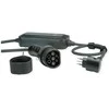 ROLINE Tragbares E-Auto Ladegert, CEI23-50 (IT, Typ-L) &amp; Typ2 Stecker, 1-phasig, Mode 2, 16 A, 3,6 kW, 3 m