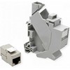 ROLINE Tragschienenadapter fr Keystone Module, inkl. Cat.6A Keystone, geschirmt, 45