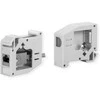 ROLINE Tragschienenadapter fur Keystone Module unbestuckt 180